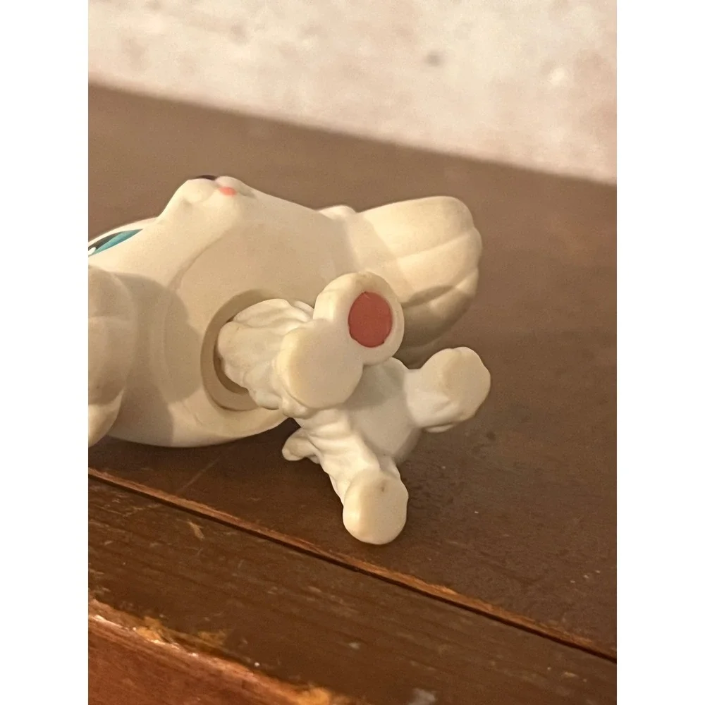 Hasbro Littlest Pet Shop LPS Maltese Puppy Dog White Pink‎ Bows #65